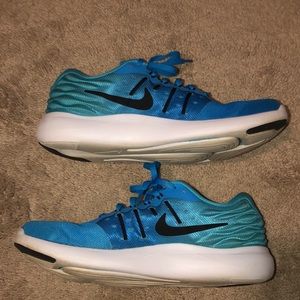 Blue nikes